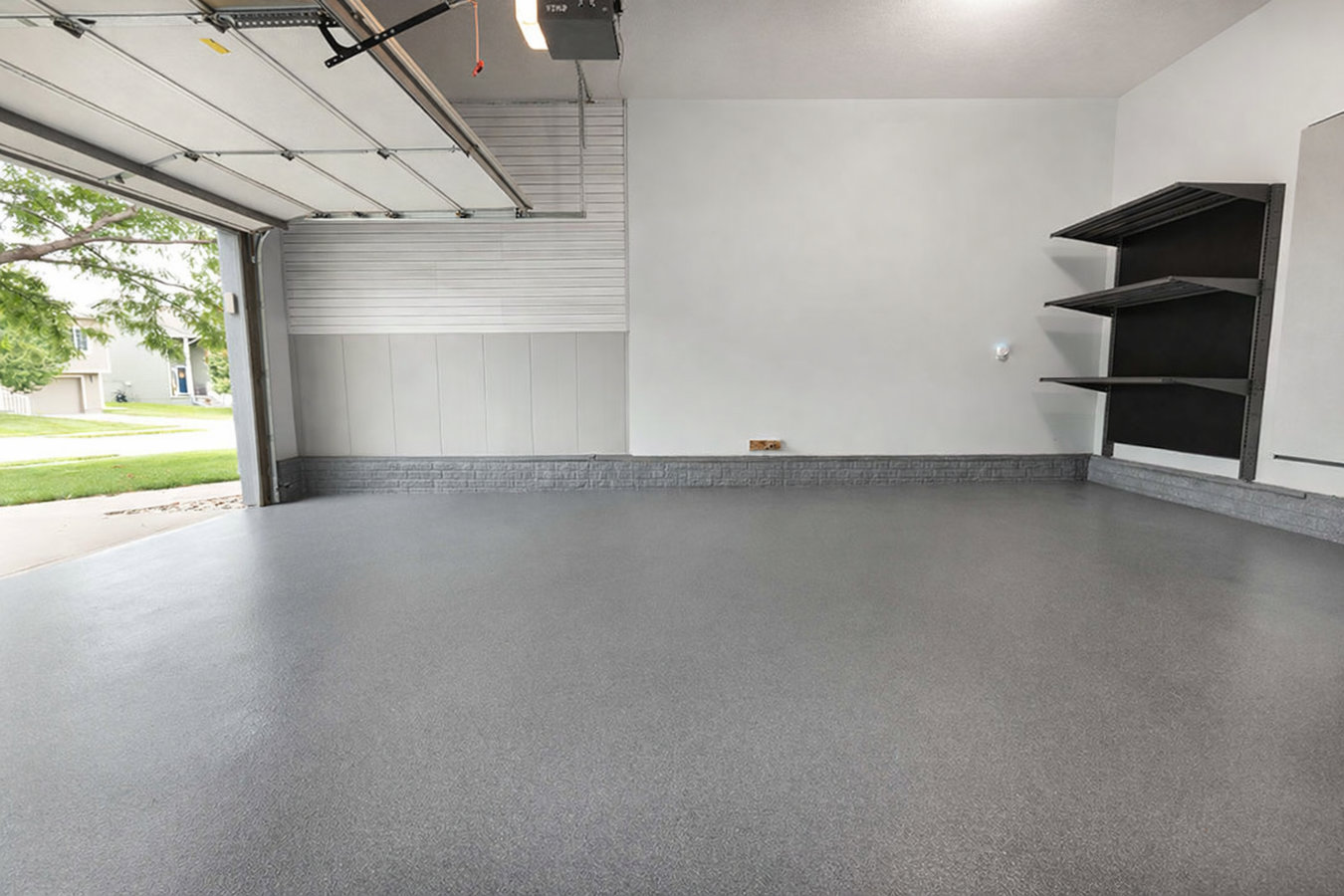 Garage floor concrete